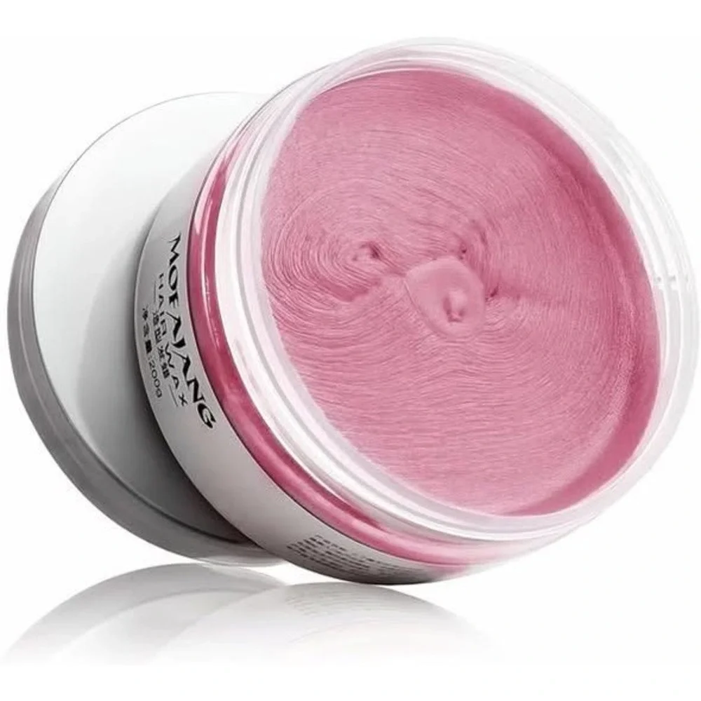 4 PACK MOFAJIANG Pink Hair Wax Temporary Hair Color‎ Styling Dye Cream 200g